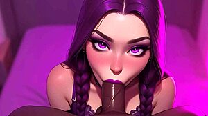 Secret desires of a stepsister – Pretty girl gives blow job to BBC – AI generated