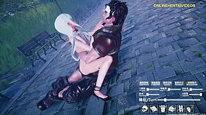 Cute Anime Girl Dancing Before Getting Fucked in Part 1