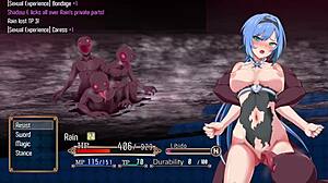 protagonist bathes and masturbates in nightmare knight part 5