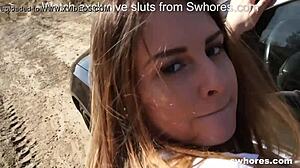 Slovak prostitute's erotic money sessions