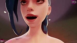 Get some action with a lucky charm in a porn video with a cartoon theme