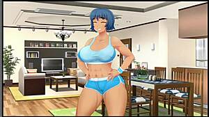 Asian game with hot milfs and jerking off