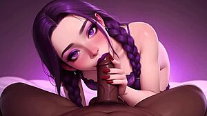 Secret desires of a stepsister – Pretty girl gives blow job to BBC – AI generated