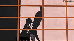 Rias Gremory Kimono ile Festivalde Seks HSDxD NTR Çılgınlığı E9