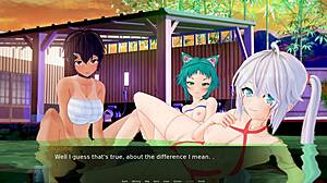 Get your harem of horny babes on the beach