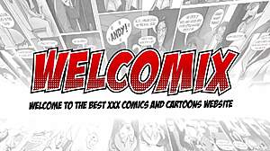 Midnight delight: a shemale futagirl surprise in comics