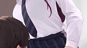 Schoolgirl gets class full of cum