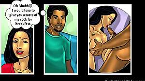 Savita Bhabhi in erotic cartoon and manga style