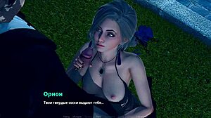 Croft Adventures Ep 18: Lara's Public Tit Show in Stockings