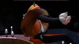 Cave Of Desires 2 Furry Yiff Action. Big Cock Riding In Bath With Wild Cowgirl Moves.