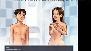 Jenny’s special talent for blowjobs in the animated series Summertime Saga