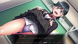 Buttplug action in an anime anal scene