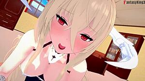 Chubby girl's wild ride in Azur Lane: FantasyKing3.3D review