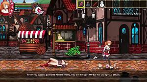 HENTAI GAME ATELIER TIA: BEAUTIFUL ANIME GIRL'S BIG BREASTS STREET SEX