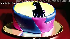 Gamer Girl with Big 3D Ass Gets Her Cake Eaten Hard. Dat Booty Slapped in Anime Action!