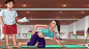 Summertimesaga brings hot yoga sessions. Will we stretch together more often in episode 1 91?