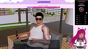 LewdNeko VTuber Plays Harem Hotel with Elf Maid Blowjob!