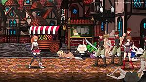 HENTAI GAME ATELIER TIA: BEAUTIFUL ANIME GIRL'S BIG BREASTS STREET SEX