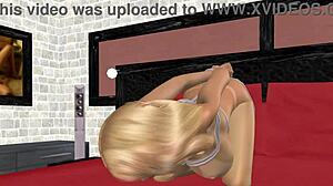 Dialogic-Provocative Can You Handle This 3D Beauty's Pussy and Anal Play?