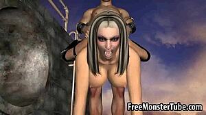 Big-boobed blonde 3D animated adult movie gets rough and wild – High 2