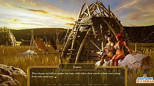 Princess Lilian’s wild sexual urges satisfied in Sex of Thrones Ep1