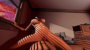 Look at that sweet fox pussy in 3D hentai animation!