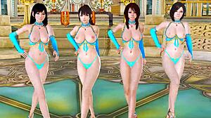 hora de antojar 1 - miu hinasaki, sango, yuri kozukata, and kim jiyun dance sensually