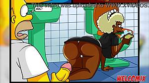 Big butt housemaid in Simpsons porn