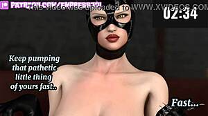 Femdom chastity challenge: 4-minute game