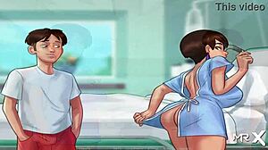 i watched nurse play with cock and swallow