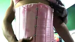 Beautiful brunette with nice ass and big tits gets fucked by big cock