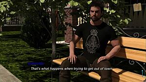 Visual novel with animated porn and commented gameplay