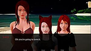 Man, My New Family 219 got me hooked with this redhead teen in erotic 3D hentai