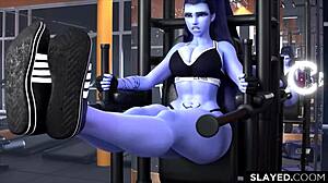 Hentai Gym Action with SLAYED Intensity!