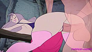 Beautiful anime babes get naughty in Madam Mims’ cottage