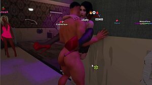 After the party I go wild and have a threesome
