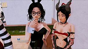 Harem Hotel 170: A walkthrough of the anime visual novel with hentai and manga features