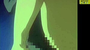 Hot Asian woman masturbates and has oral sex in a cartoon-like setting