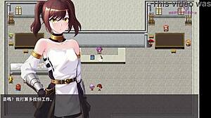 In Hero Roy's Wedding 12, stimulating nipples properly helps breasts grow bigger in this manga game