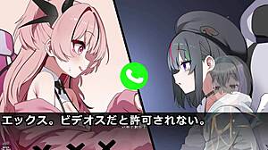 Trial of Amana Alive, an erotic visual novel with anime-style artwork