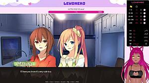 Lewdneko the Vtuber Plays Highway Blossoms Part 2 Again