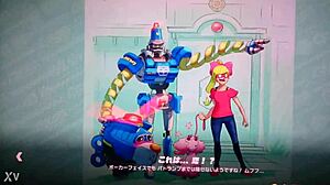 a ms hentai robot solo in wild game action