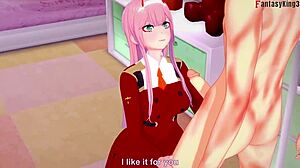 FantasyKing3.3D presents Zero Two and Darling in the franxx
