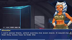 Hentai game with redhead alien girls in Star Wars costumes