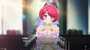Animated porn film features beautiful bride