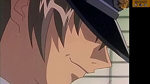 Hot Asian woman masturbates and has oral sex in a cartoon-like setting