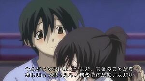 Shiny Days School Days Makoto and Kotonoha in Hot H Scene