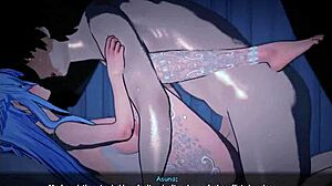 刀剑神域NTR2 中，阿斯娜在记忆房间里猛骑。最后部分2