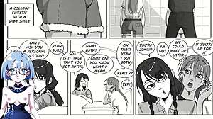 Futa and girl's night out in animated porn video