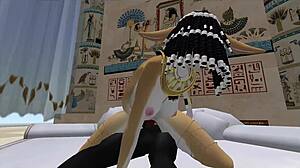 lady bastet of egypt commands her servent girl for intimate service